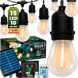 Сонячна садова LED-гірлянда Lumiled SOLLIS 2, 10,4 м, 15 ламп, пульт ДК, USB-C, тепле світло 2700K, IP65 LUMSOL0200 фото 1