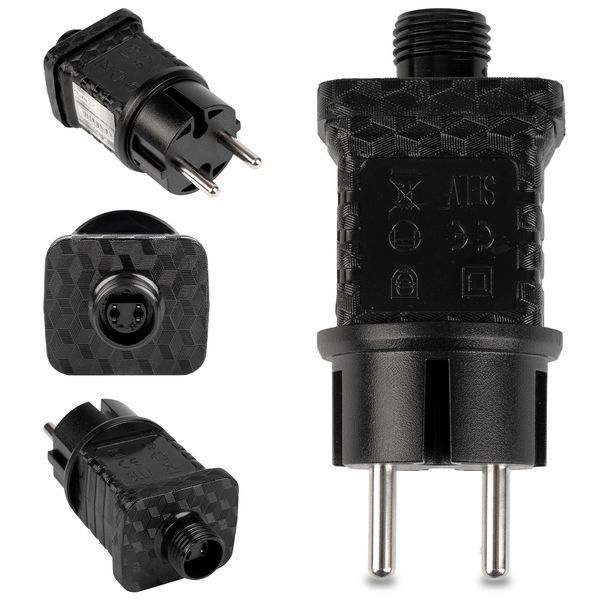 Сонячна садова LED-гірлянда Lumiled SOLLIS 2, 10,4 м, 15 ламп, пульт ДК, USB-C + адаптер 230В, тепле світло 2700K, IP65 LUMSOLZES01 фото