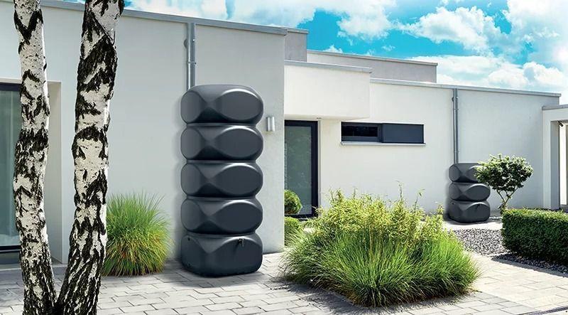 Резервуар для дощової води Prosperplast Gubo 700 л, антрацитовий IDGU700-S433 фото