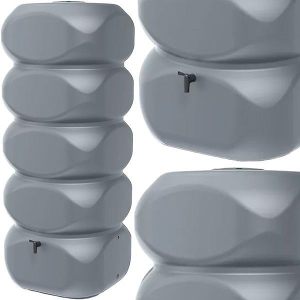 Резервуар для дощової води Prosperplast Gubo 1000 л, світло-сірий IDGU1000-429U фото