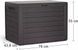 Садовий ящик-контейнер для саду Woodebox 190 л, коричневий Prosperplast MBWL190-440U фото 2