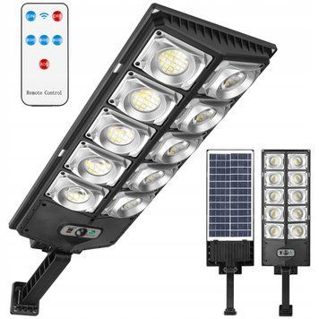 Вуличний LED-світильник на сонячній батареї MasterLED, з пультом та датчиком руху, IP65, 300W, 4200 лм, 6000K 3656 фото