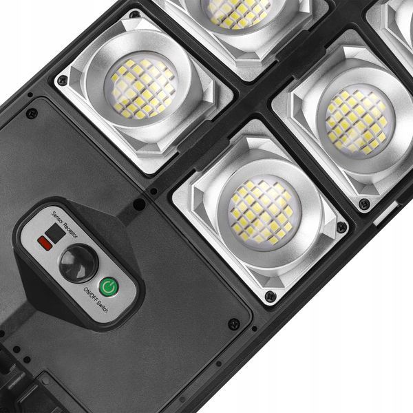 Вуличний LED-світильник на сонячній батареї MasterLED, з пультом та датчиком руху, IP65, 300W, 4200 лм, 6000K 3656 фото