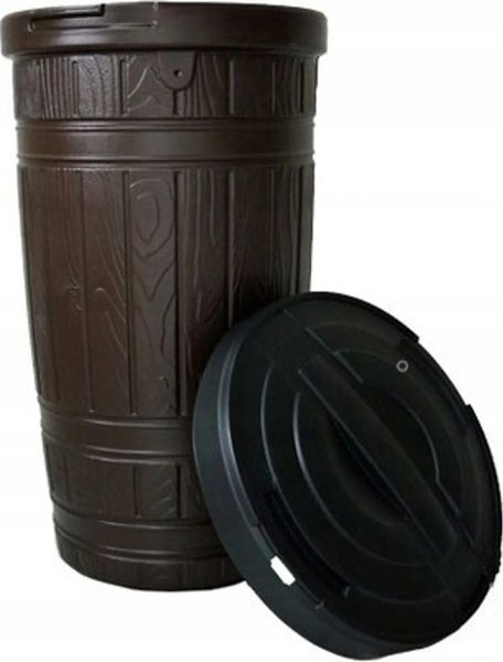 Резервуар для дощової води Prosperplast Woodcan 265 л, коричневий IDWO265-R222 фото