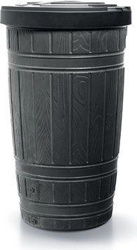 Резервуар для дощової води Prosperplast Woodcan 265 л, чорний IDWO265-S411 фото