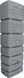 Резервуар для дощової води Prosperplast Tower Stone 350 л, світло-сірий IDTST350-429U фото 3