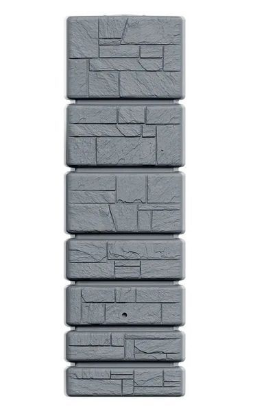 Резервуар для дощової води Prosperplast Tower Stone 350 л, світло-сірий IDTST350-429U фото