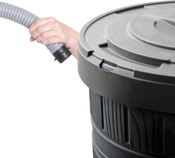 Резервуар для дощової води Prosperplast Woodcan 265 л, чорний IDWO265-S411 фото