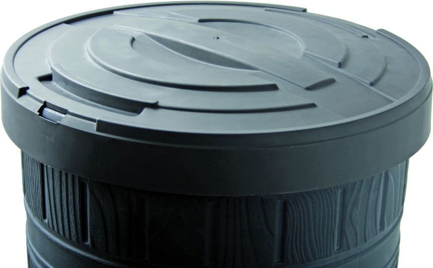 Резервуар для дощової води Prosperplast Woodcan 265 л, чорний IDWO265-S411 фото